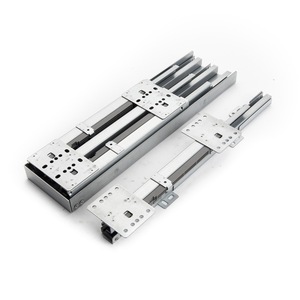 Rails coulissants robustes 36 pouces en acier au carbone, capacité de charge 51-100 kg, pour tiroirs de meubles coulissants - Product Image 3