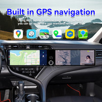 Autoradio GPS double écran 10,1 pouces ZWNAV pour Toyota Camry 2018-2020, lecteur multimédia Android 8+128 Go, unité centrale audio Carplay