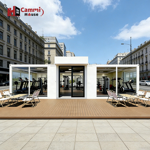 บ้านเคลื่อนที่ Cammi House ขนาด 40 ฟุต แบบขยายได้ ใช้เป็นห้องออกกำลังกาย สำนักงาน โรงแรม หรือพื้นที่ฟิตเนส ดีไซน์ทันสมัย รับประกัน 5 ปี - Product Image 1