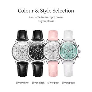 OLEVS 3669 impermeabile tre piccoli quadranti da <span class=keywords><strong>donna</strong></span> <span class=keywords><strong>orologio</strong></span> da <span class=keywords><strong>donna</strong></span> di lusso Top Brand <span class=keywords><strong>cinturino</strong></span> in <span class=keywords><strong>pelle</strong></span> classico quarzo Business Girl orologi - Product Image 6