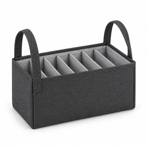 <b>Handbag</b> <b>Organizer</b> Insert Large Multi-Function Bag Nylon Upright Dividers Removable Panel Carry Handles Open Top No Zipper Custom - Product Image 2