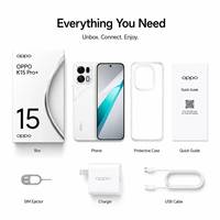 Téléphone mobile OPPO K15 Pro+ 5G, 12 Go de RAM, 512 Go de stockage, processeur Dimensity 9500s Quad Core, écran 6,7 pouces, batterie de 8000 mAh, appareil photo 50 MP avec stabilisation optique de l'image (OIS), smartphone