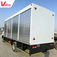 Porte à enroulement en alliage d'aluminium pour fourgon utilitaire, camion de pompiers, camionnette, porte à enroulement manuelle, fournisseur OEM personnalisé