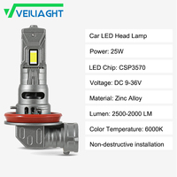 Feux avant LED améliorés, lampes de remplacement pour Mitsubishi Passat Cruze Volkswagen Nissan Kia Hyundai Carola Mazda 12V