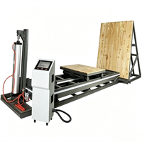 Banc d'essai d'impact incliné, machine d'accélération de chariot, vitesse 0-3,1 m/s, force de pointe 10-60g pour l'emballage et le transport de charges palettisées