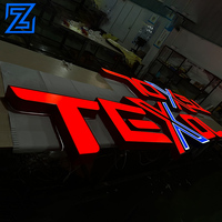 Letrero Luminoso LED para Exteriores con Logotipo de Empresa, Letrero Personalizado para Fachada de Negocio, Letrero Luminoso 3D para Tienda, Letrero Luminoso para Edificio