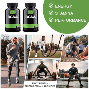 כמוסות <span class=keywords><strong>BCAA</strong></span> איכותיות ביותר עם תערובת חלבון גלוטמין לשיקום שרירים, פיתוח גוף, לפני אימון, תוספי תזונה לספורט - Product Image 5