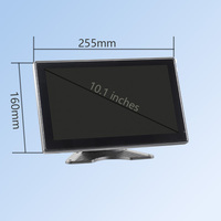 Monitor de 10.1 Pulgadas y 6 Canales para Vehículos, Admite Pantalla Dividida en 6 y Funciones de Grabación Cíclica, con Acceso a Entrada de Video de 720P