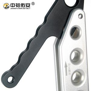Zhongyu Rope Net <b>Belt</b> Hand-Controlled Descender 4-Hole Aluminum Alloy High-Altitude <b>Work</b> Safety Device - Product Image 3