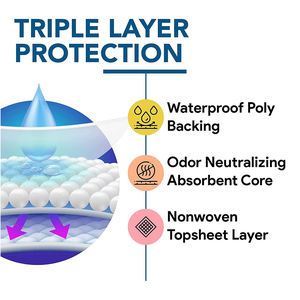 Hauchdünne Bedruckte Beinwell-Windeln für Erwachsene, Atmungsaktiv und Einweg, für Senioren, Großhandelsposten, Hergestellt für Ältere mit Inkontinenz - Product Image 4