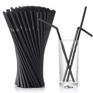 Pailles à boire jetables en PLA en gros, pailles compostables pour café, jus, lait, thé, café et restaurant - Product Image 5