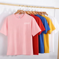 Camisetas Casuales de Verano para Mujer, 240 g/m², 100% Algodón, Cuello Redondo, Manga Corta, Logotipo Personalizado, Impresión DTG, Transpirables