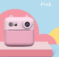 Mini imprimante photo thermique numérique mignonne avec écran de 2,4 pouces, impression instantanée, jouet, appareil photo pour enfant, cadeau pour enfant, enfant en bas âge