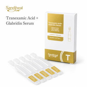 Sérum facial premium à l'hyaluronate de sodium biologique, hydratation intense, réduction des rides, réparation de la barrière cutanée, végan, sans parabène, OEM Priv - Product Image 1