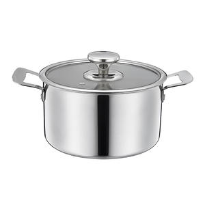 गोल्डन कुंजी स्रोत फैक्टरी एक स्टॉप कस्टमाइजेशन s201/अल/एस430 पूर्ण शरीर त्रि-प्लाई स्टेनलेस स्टील प्रीमियम कुकवेयर सेट - Product Image 2