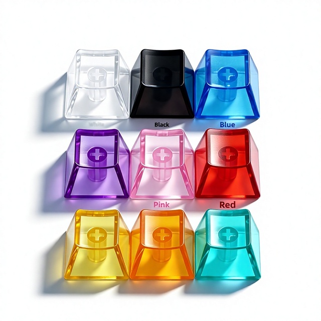 Transparent Mechanical Keyboard Keycap Original Factory Height