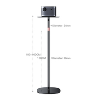 Support universel pour projecteur Feixiang L22, support en métal et bois multi-angles à 360 degrés, montages à angle élevé, visionnement facile, charge maximale de 8 kg