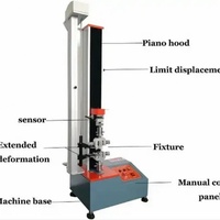 Máquina de Prueba de Tracción Portátil de Alta Precisión Jindun JD-106, Probador de Resistencia, Capacidad de 200 kg, Precisión de 0.5 Grados, 1/250,000, 0.01-500 mm/min