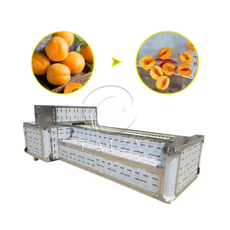 Industrial Apricot Seed Pitting Machine Plum Prune Core Removing Separating Machine