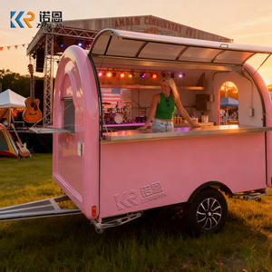 Cuisine mobile, chariot de restauration rapide, hot-dogs, barbecue, entièrement équipé, norme américaine, café, glace, four à pizza, camion de restauration rapide - Product Image 2