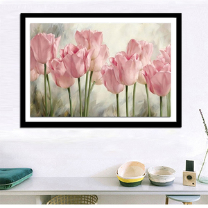 Pittura moderna diamante con fiori 60*40cm 5d diamante immagine <span class=keywords><strong>di</strong></span> arte pieno trapano fai da te pittura diamante all'ingrosso - Product Image 2
