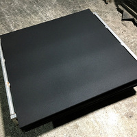Carreaux de sol élastiques en caoutchouc pour gym Tapis d'haltérophilie avec granulés EPDM Feuilles de caoutchouc essentielles pour l'entraînement physique