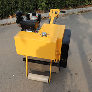 Tek çift davul ile yol silindiri arkasında yürümek 0.8 ton 2 ton yüksek kalite dizel motor mini yol silindiri debriyaj plakası - Product Image 2