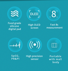 Yonker Home Oxymètre de pouls numérique Affichage OLED haute visibilité <span class=keywords><strong>Test</strong></span> d'apnée du <span class=keywords><strong>sommeil</strong></span> électrique du bout des doigts Certifié CE Classe II - Product Image 6