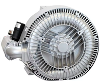 Souffleur d'air annulaire régénératif industriel à double étage, personnalisable, électrique AC, 10 CV, moteur 100 % cuivre, haute performance, direct usine