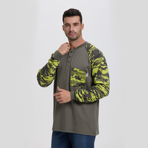 Thợ điện hàn áo sơ mi với FR vải và căng độ ẩm Wicking Áo sơ mi - Product Image 4