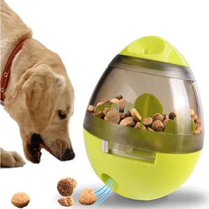 Yeni Pet yumurta şeklinde kaçak oyuncak interaktif eğlenceli bulmaca yavaş besleyici oyuncaklar kediler ve köpekler için
