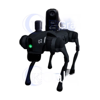 Caméra de sécurité intelligente HD AI, robot chien quadrupède avec audio bidirectionnel étanche, évitement d'obstacles LiDAR 4D