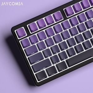 Bộ keycap chơi game hoàn chỉnh hai màu PBT nguyên bản, có độ chuyển màu, trong suốt, khắc chữ, đóng hộp - Product Image 4