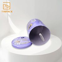 Boîte en métal ronde pratique personnalisée pour mouchoirs, idéale pour la maison, le bureau et la voiture