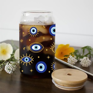 Enveloppes UV DTF pour tasses 16oz, motif Œil protecteur mystérieux, enveloppes 16oz, totem spirituel vintage UV DTF, autocollants UV DTF <span class=keywords><strong>en</strong></span> gros - Product Image 4