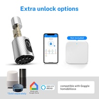 Kinglock-serrure à cylindre intelligente, électronique, sans clé, Euro BLE