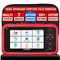 Escáner de Diagnóstico para Autos CRP123I V3.0, OBD2, Sistema Completo, +60 Modelos, Pantalla LCD Roja, Bluetooth, Herramienta Universal