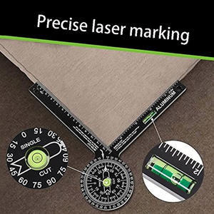 热销水平气泡360度角卷尺。公制和英制单位木工角尺 - Product Image 5