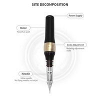 Kit de Microblading Corée PMU Noir Allemagne Appareil de Maquillage Permanent Semi Sans Fil