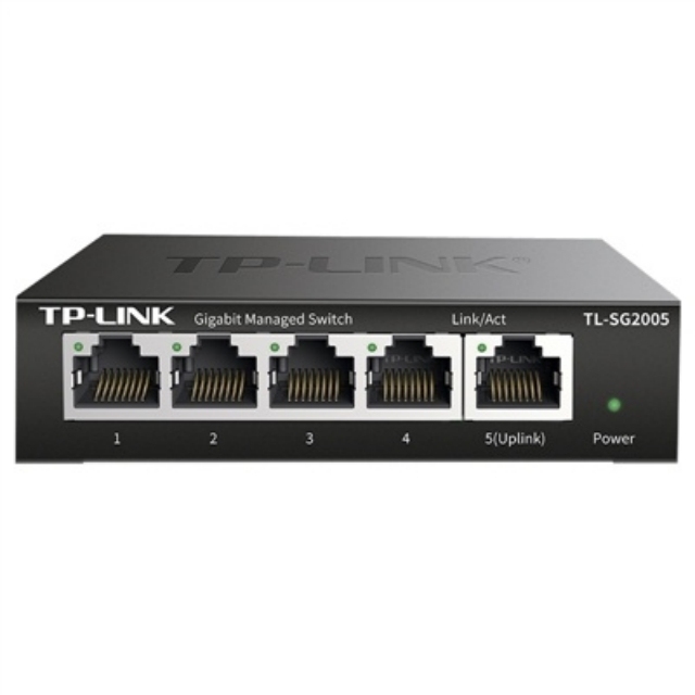 TP-LINK Full-gigabit Cloud Management 5 Port QOS Managed Ethernet Switch Board VLAN Manageable Switch TL-SG2005