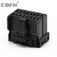 174046-2 Connecteur pour véhicule à énergie nouvelle, boîtier de faisceau de câbles de phare de voiture, bornes en nylon 16 broches, étanchéité IP66, pour applications électriques automobiles