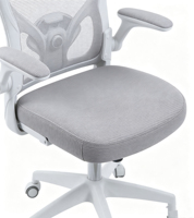 Chaise de bureau exécutive ergonomique moderne, hauteur réglable, maille en acier, mousse PP, mécanisme rotatif