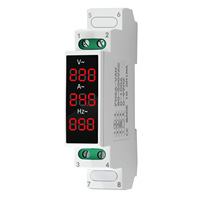 AC50-500V modulaire LED affichage numérique Din Rail 100A monophasé courant ampèremètre tension 18mm mètres