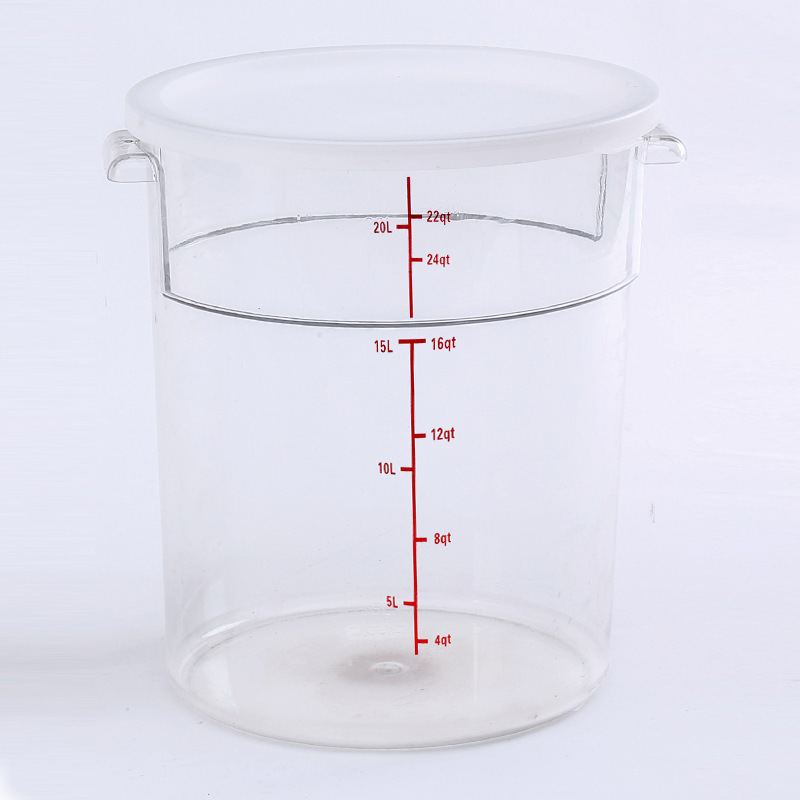 Contenedor redondo de 20,8 L, 378*381 mm
