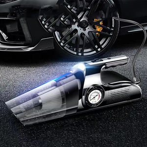 Xách Tay 4-Trong-1 Mini Xe Máy Hút Bụi Cầm Tay Không Dây 12V Kỹ Thuật Số Máy Nén Khí Với Lốp Inflator Chỉ Chân Không - Product Image 1