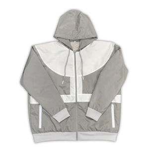 Poliéster personalizado hombres Jogging deportes contraste Color gimnasio Fitness conjuntos rompevientos chándales al por mayor chándal - Product Image 2