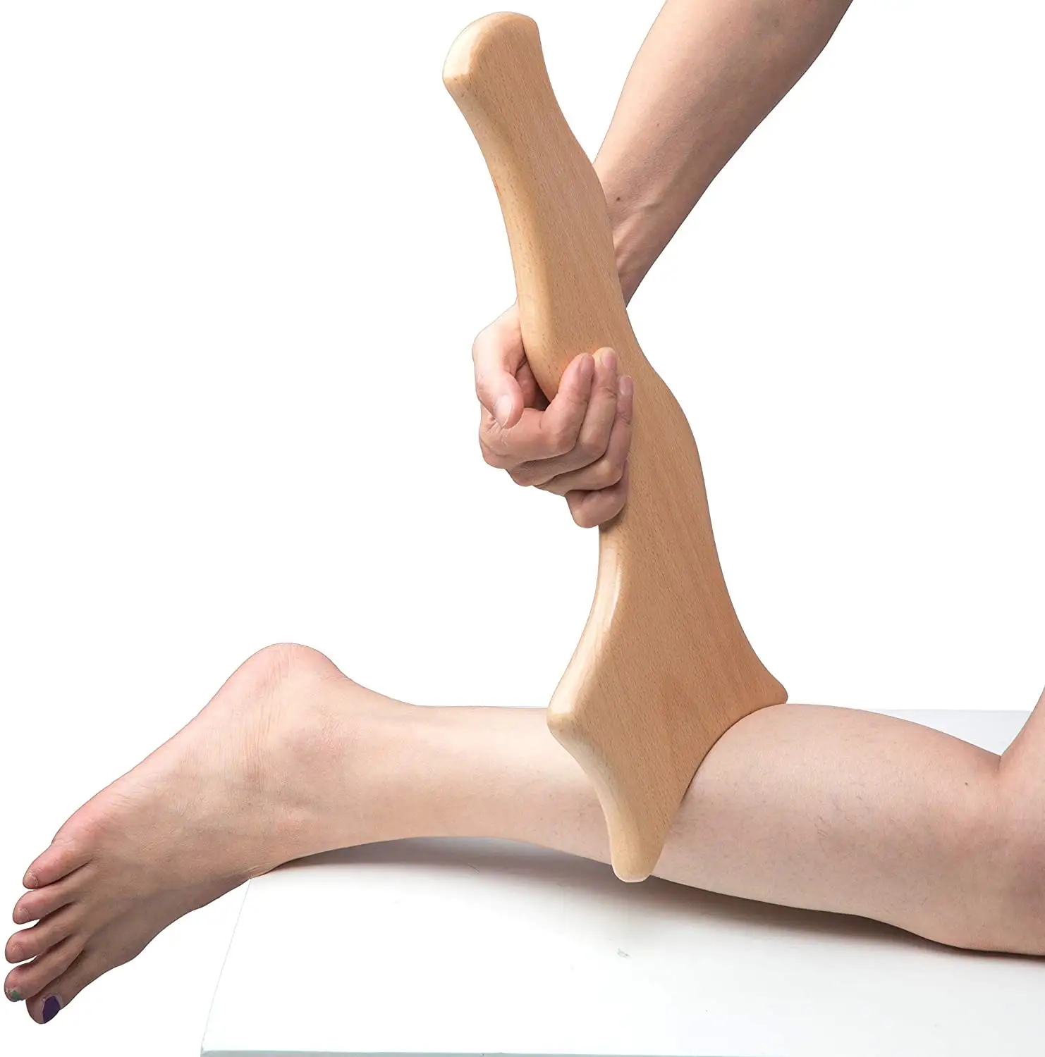 Offre Spéciale outils de Massage de thérapie en bois, ensemble de Guasha rouleau de Massage en bois portable