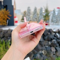 Étui de téléphone avec bracelet de poignet à dégradé de couleur pour Samsung Galaxy S26 S23 Ultra S25 Edge S24 FE, charge sans fil, coque magnétique