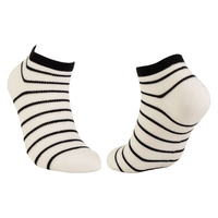 Chaussettes basses d'été Retop pour femme, tricotées, anti-bactériennes, jetables, écologiques, compression classe 1, rayées, usage quotidien