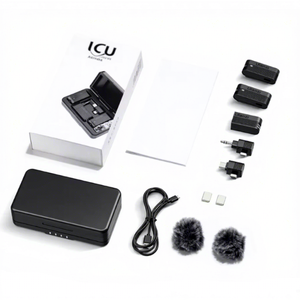 Micrófono Lavalier Inalámbrico Omnidireccional Ulanzi A-100, Rango de Transmisión de 20 Metros, Entrevistas Callejeras, Grabación de Música y Video, <span class=keywords><strong>Teléfono</strong></span> - Product Image 2